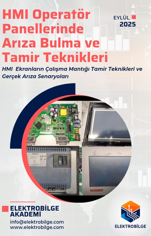 HMI Operatör Panellerinde Arıza Bulma ve Tamir Teknikleri kitap kapağı